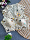 Khadi Collar StretchableBlouse