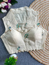 Khadi Collar StretchableBlouse