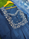 Dark Blue embroidery salwar set