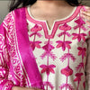 Floral embroidery work South Cotton salwar suit