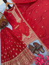 Red Designer Sharara Salwar Suit