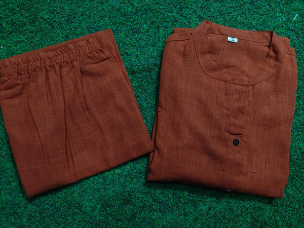 Casual Rayon Cotton Blend Coord set