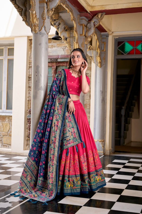 Kalamkari Festival party wear lehenga choli set