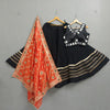 Navratri Sleeveless blouse Flairy Chaniya choli with Vintage work Dupatta