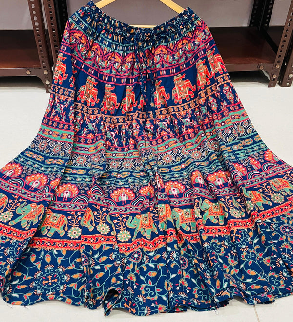 Jaipuri Cotton Printed Skirts