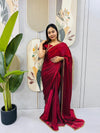 Prestitched Ready to wear Gown saree