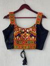 Starp Sleeveless Cotton Blend Kutchi Gamthi Work Blouse