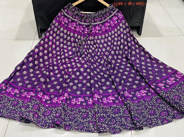 Jaipuri Cotton Printed Skirts