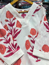Jaipuri Mal Cotton Kalamkari Printed Kurti Pallazo Set