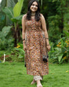 Kalamkari Jaipuri Cotton floral printed kurti Salwar suit set