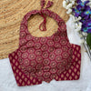 Designer Cotton Ajrakh Halter Blouses
