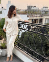Classic Off White Indowestern Co-ord Sets