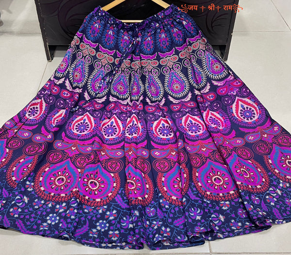 Jaipuri Cotton Printed Skirts
