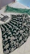 Floral Sequin Emblished Party Wear Lehenga