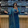 Dark Blue embroidery salwar set