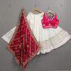 Navratri Sleeveless blouse Flairy Chaniya choli with Vintage work Dupatta