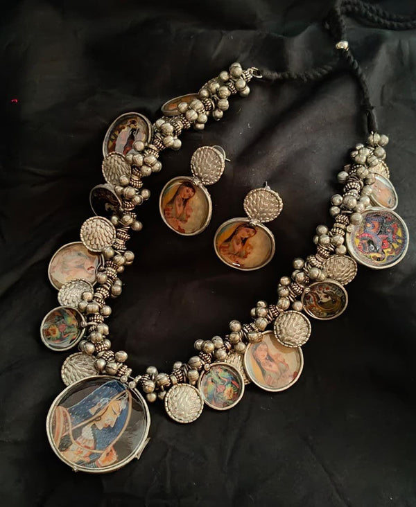 Rani Har- Statement Necklace with earrings