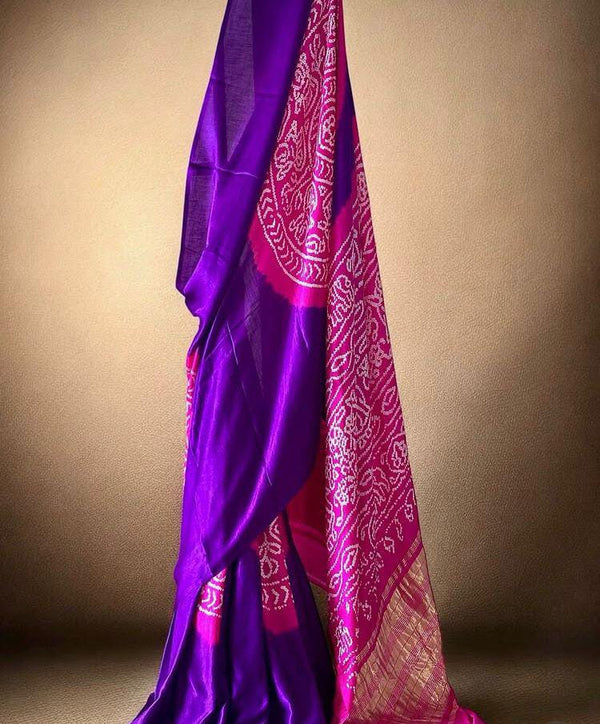 Rasmandal Pure Gajji Silk Bandhni Sarees