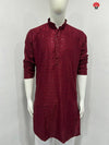 Men's Indian Ethnic Kurta Pajama with embroidered sequin embellished Set