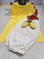 Yellow Sequin Chikankari Salwar Suit Afghani pant
