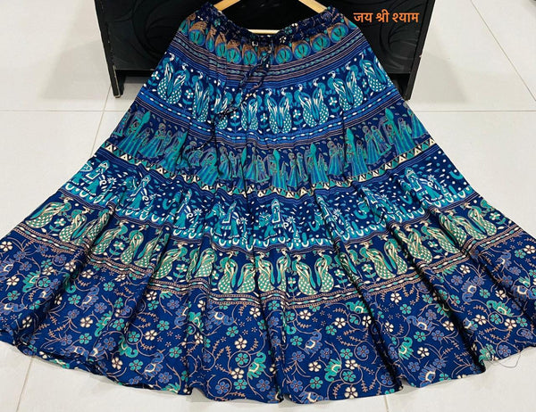 Jaipuri Cotton Printed Skirts
