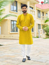 Men's Indian Ethnic Kurta Pajama with embroidered sequin embellished Set