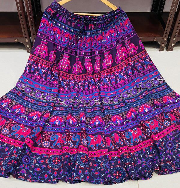Jaipuri Cotton Printed Skirts