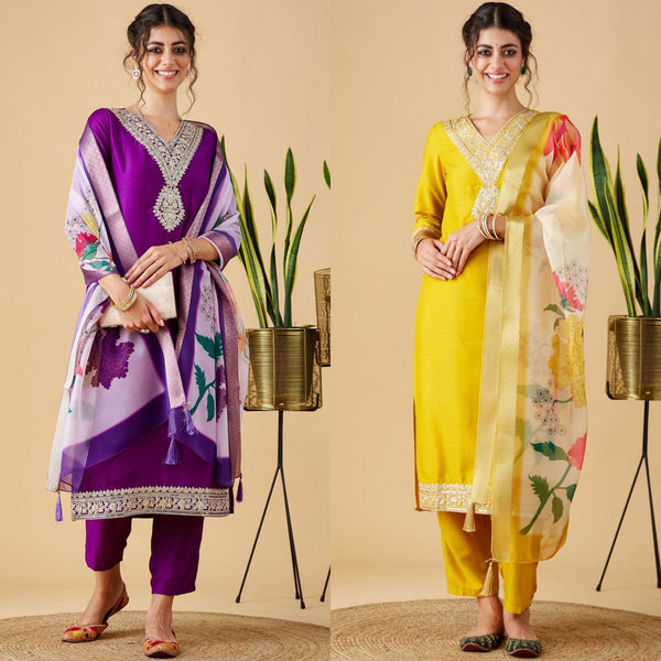 Blossom Semi Party wear salwar suit