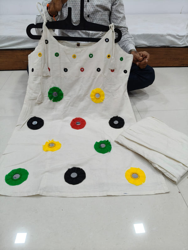 Stylish Cotton Blend Embroidered Coord set