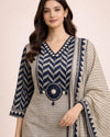 Jaipuri Cotton Patchwork Salwar suit set