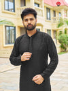 Men's Indian Ethnic Kurta Pajama with embroidered sequin embellished Set