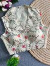 Khadi Collar StretchableBlouse