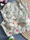 Khadi Collar StretchableBlouse