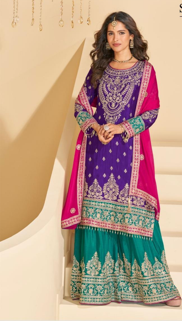 Premium Party Wear Sharara Suits