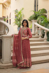 Gulmohar Party wear Sharara suit