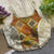 Off White Designer Strap Pure Silk Blouse with Real Kodi Border