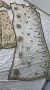 Beige Gold DesignerLehenga Choli