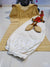 Beige Sequin Chikankari Salwar Suit Afghani pant