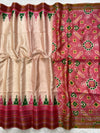 Patola print Soft semi Tussar silk sarees