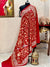 Soft Pashmina Nalki Kashmiri work Red Shawl