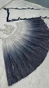 Shimmer Sequin Grey party wear lehenga choli set