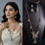Butterfly Ghunghru Long Necklace with Jhumka Earrings
