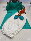Sea Green Sequin Chikankari Salwar Suit Afghani pant