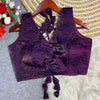 Shimmer V neck blouses