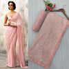 Glam look Party Wear Sequin Emblished Saree