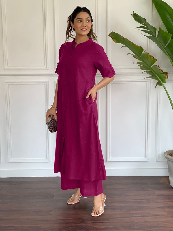 Casual Rayon Cotton Blend Coord set