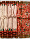 Patola print Soft semi Tussar silk sarees