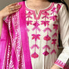 Floral embroidery work South Cotton salwar suit