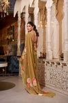 Dreamy Georgotte Floral Saree
