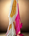 Rasmandal Pure Gajji Silk Bandhni Sarees